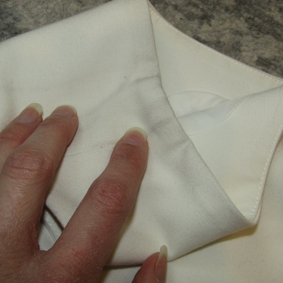 Elizabeth & James Dress Sapphire White Bodycon Sleeveless w/ Center Cut Out - Picture 9 of 13